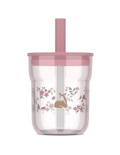 Vaso Infantil con Pajita Fairy Garden 250ml