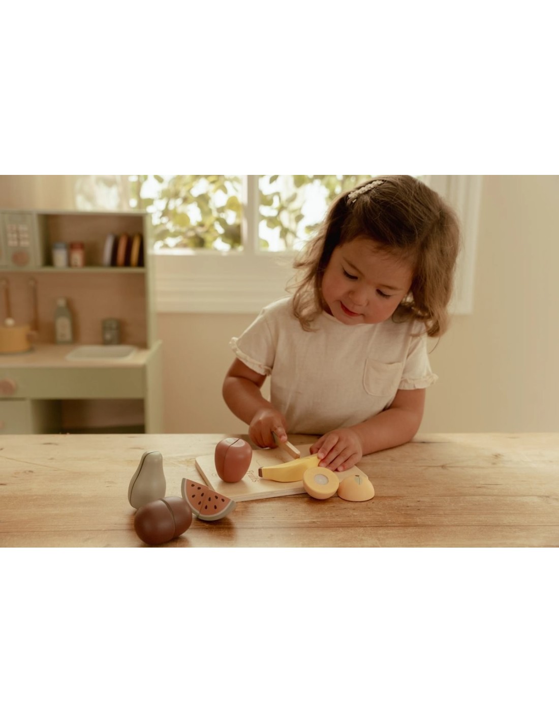 Frutas de Madera para cortar
