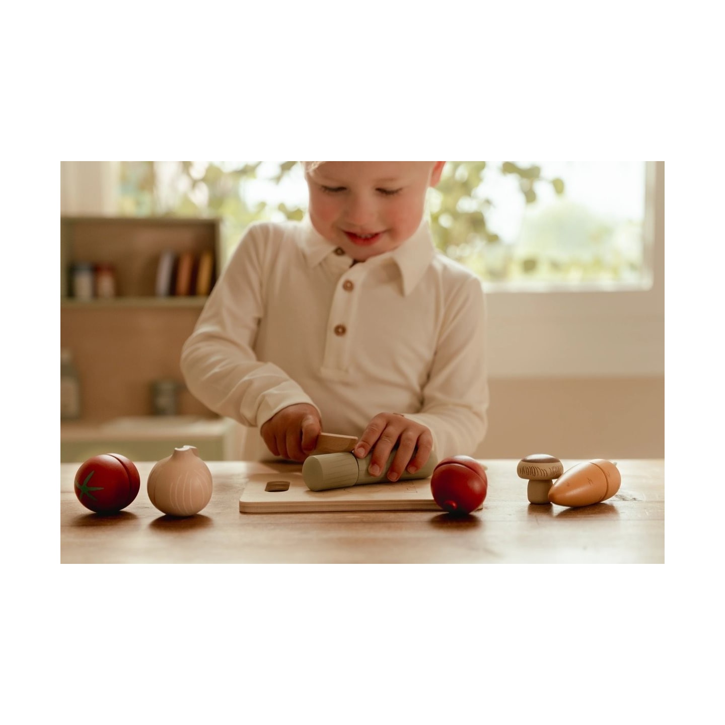 Verduras de Madera para cortar