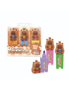 Set 3 Subrayadores Capibara