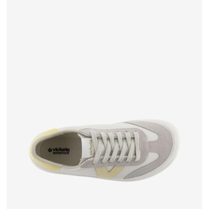 Olmo Barefoot Adultos Efecto Piel y Serraje Amarillo