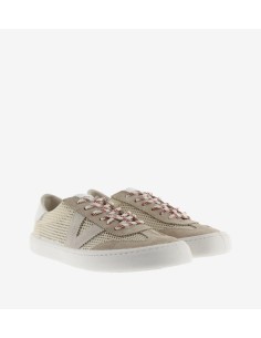 Olmo Barefoot Adultos Rejilla y Serraje Beige