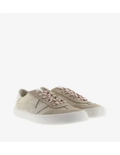 Olmo Barefoot Adultos Rejilla y Serraje Beige