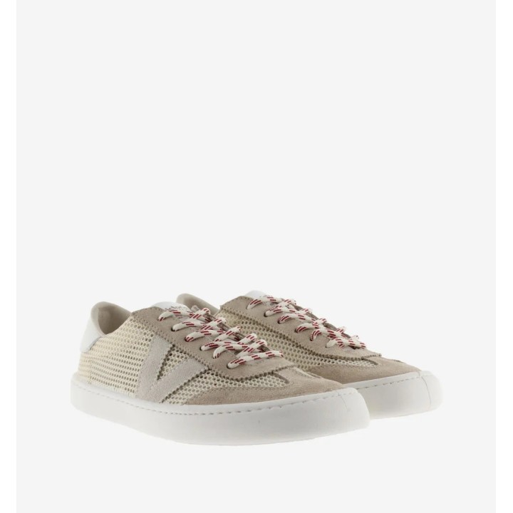 Olmo Barefoot Adultos Rejilla y Serraje Beige