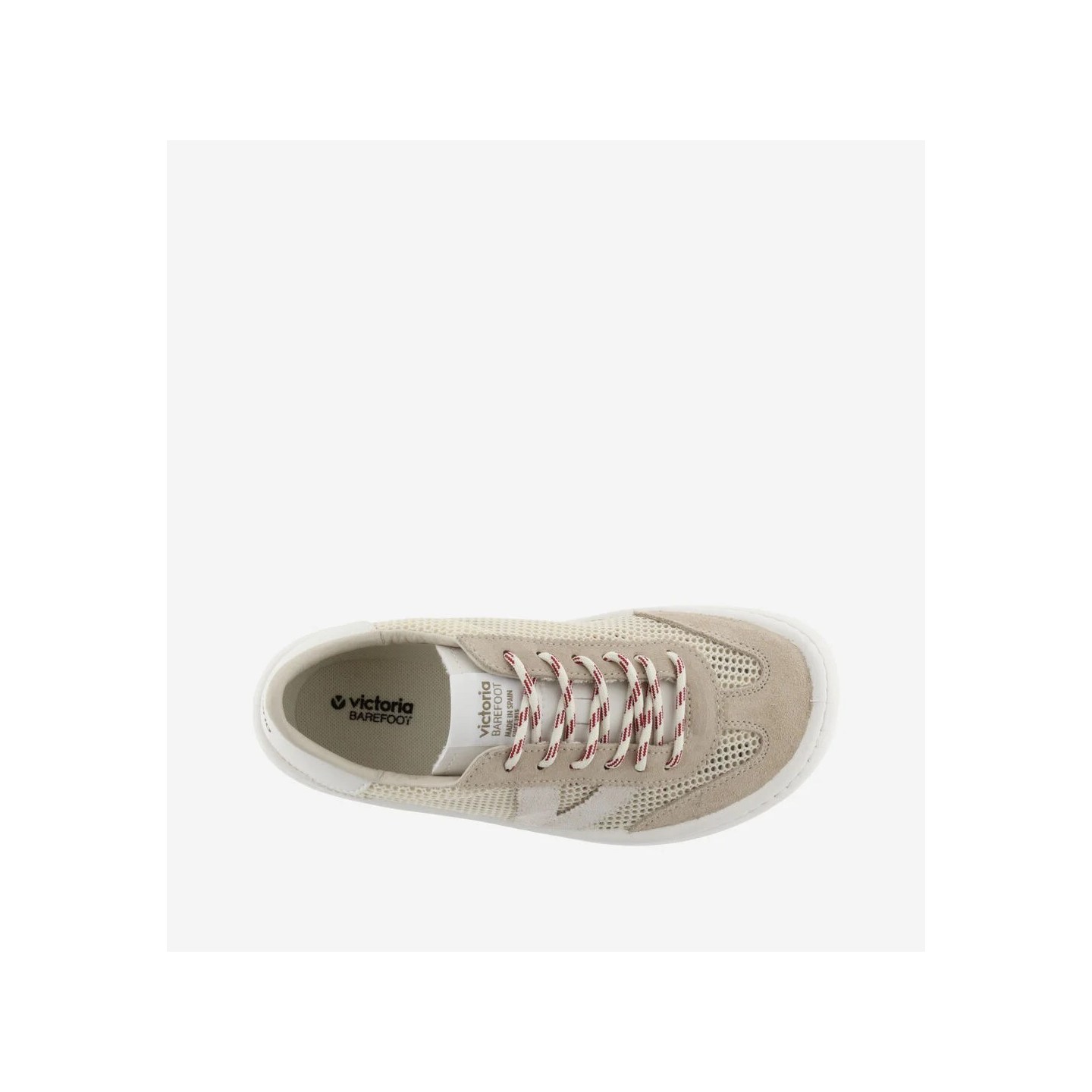 Olmo Barefoot Adultos Rejilla y Serraje Beige