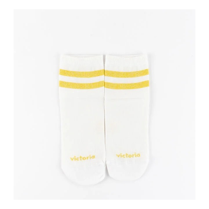 Calcetín Barefoot Algodón Adultos Rayas Amarillos Talla 36-40