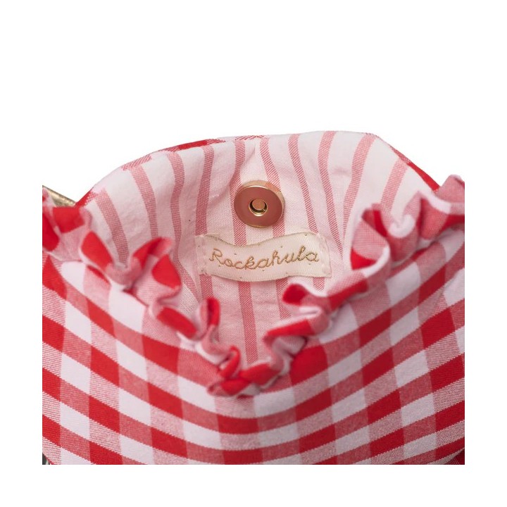 Bolso Corazon Gingham Rosa