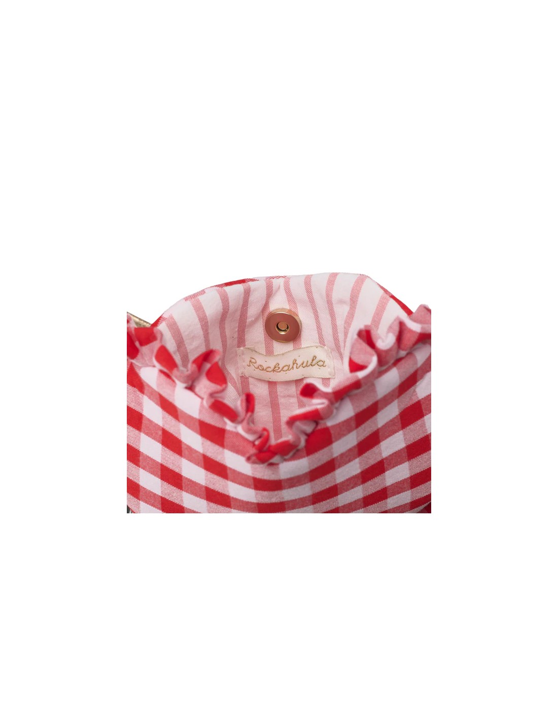 Bolso Corazon Gingham Rosa