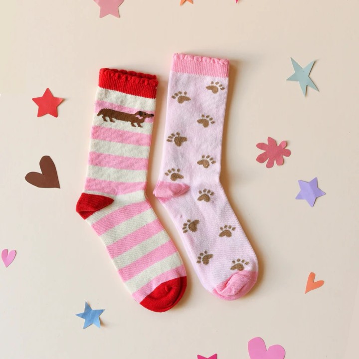 Calcetines Perro Salchicha 3-5 Años