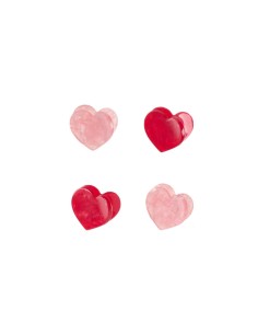 4 Pinzas Love Heart