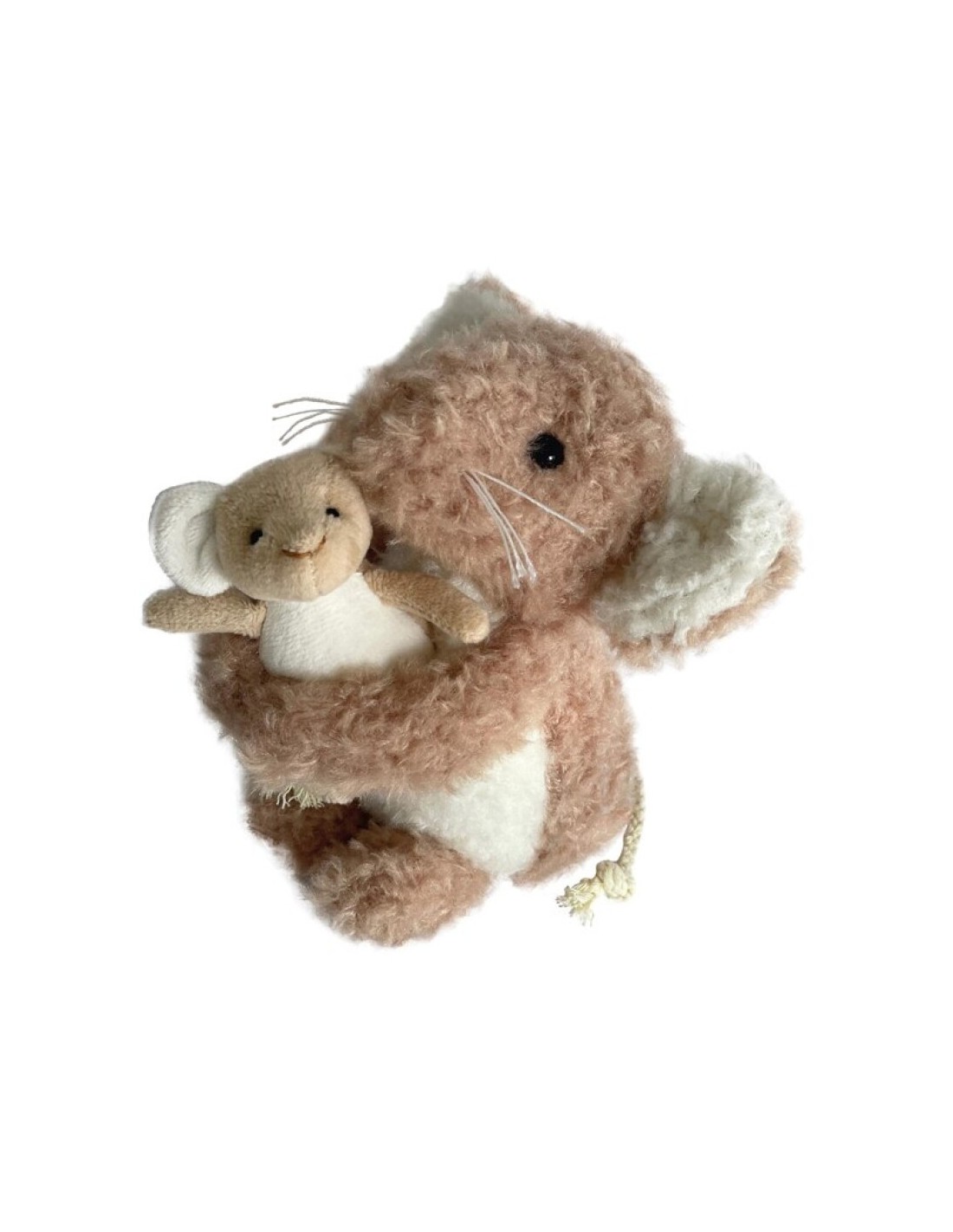 Peluche Ratoncita Camelia con su Bebé 20 cm