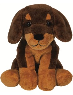 Peluche Salchicha Watson en cama 2