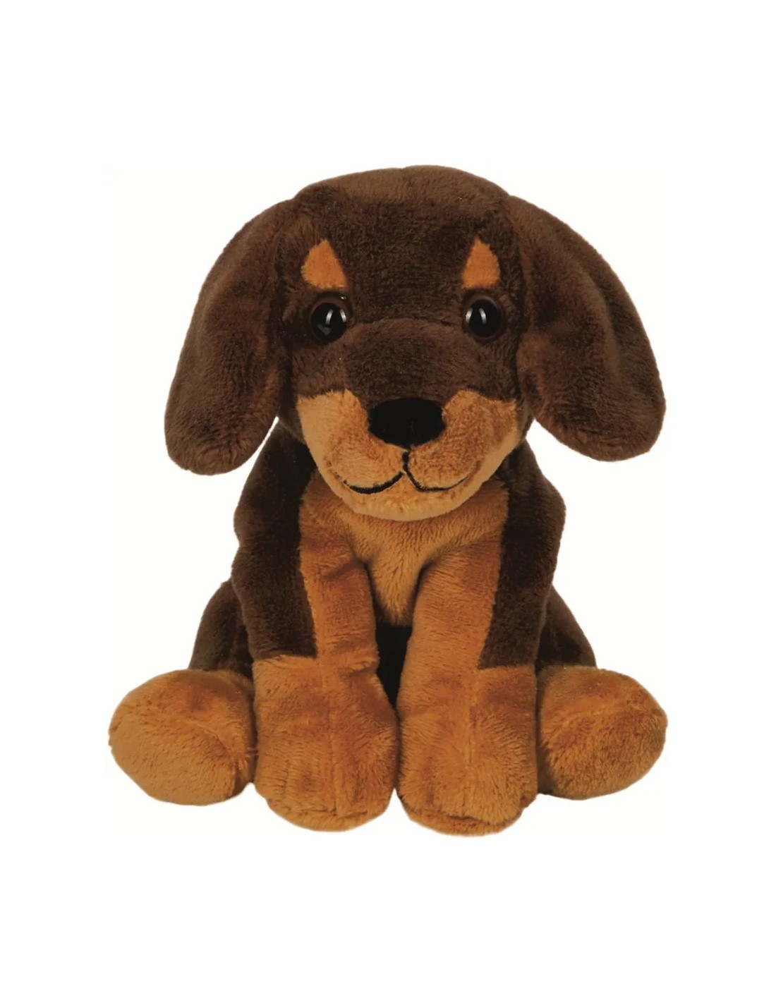 Peluche Salchicha Watson en cama