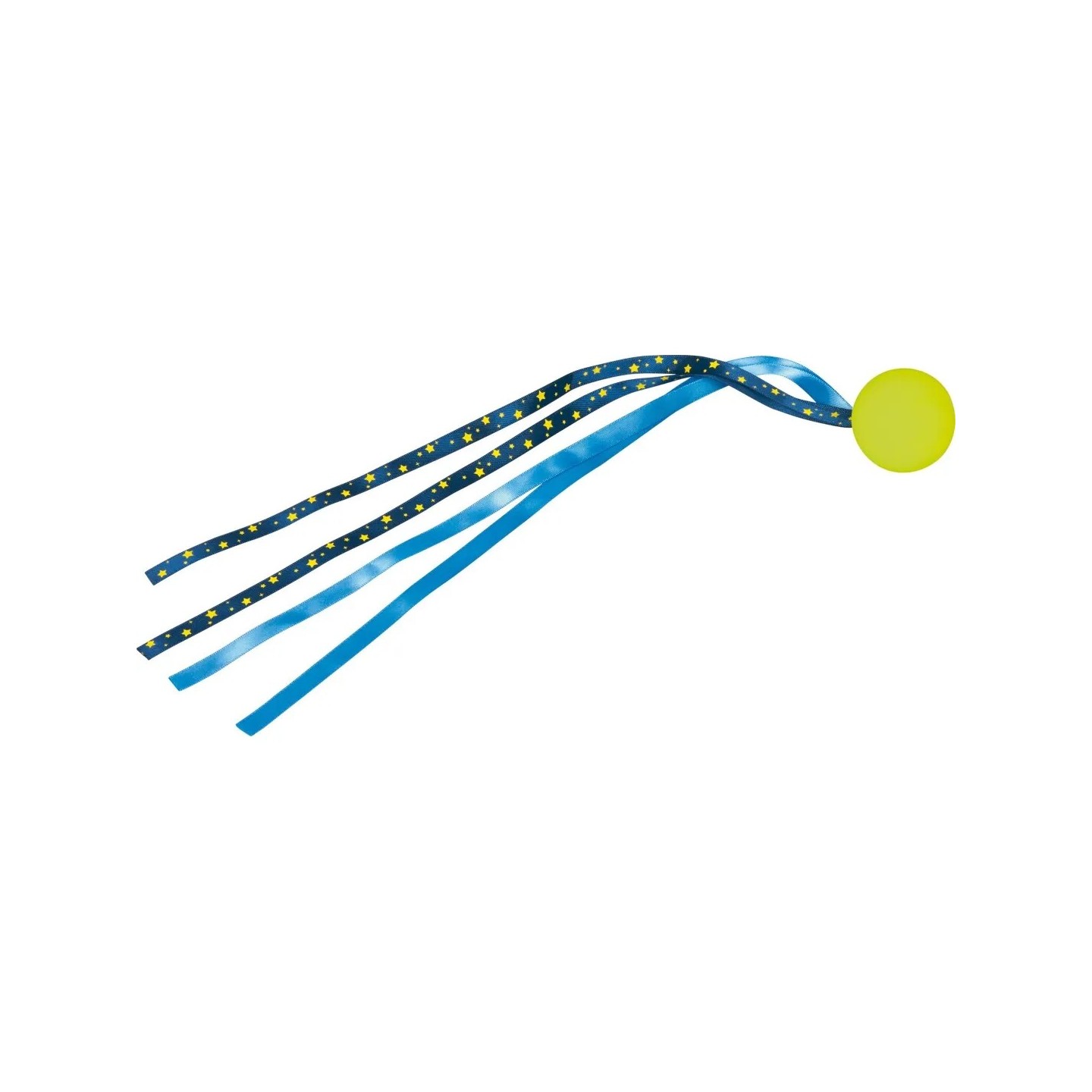 Pelota saltarina con cintas