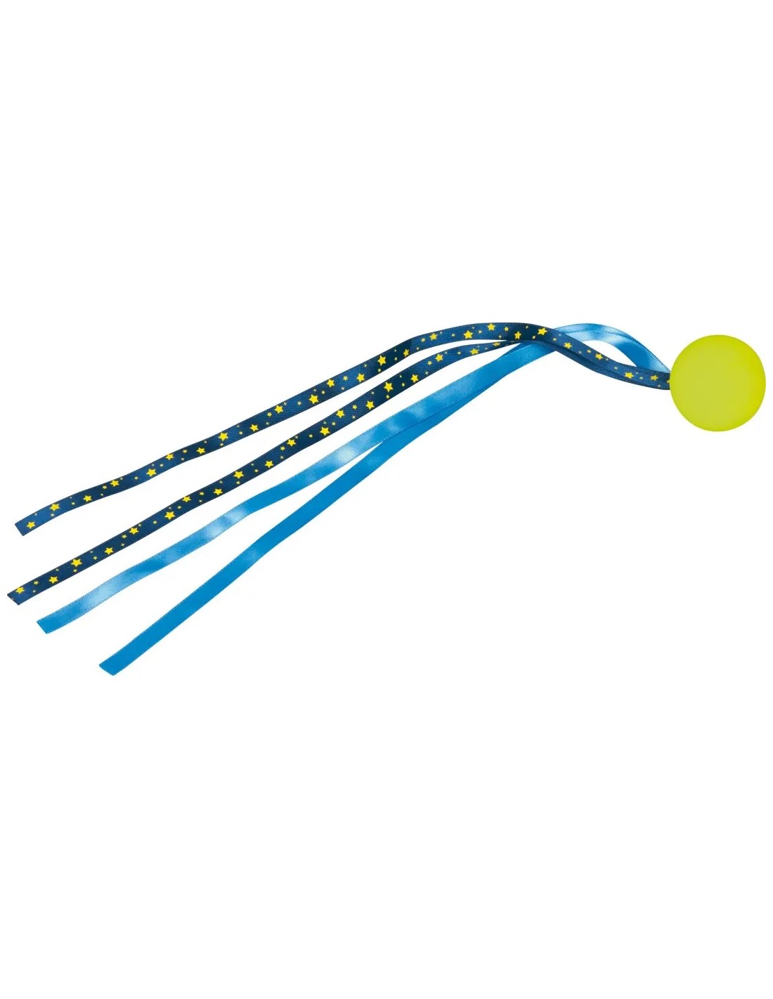 Pelota saltarina con cintas