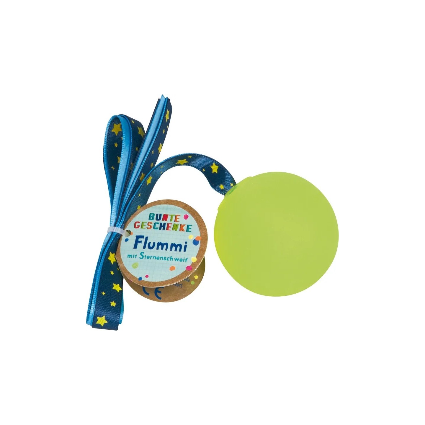 Pelota saltarina con cintas