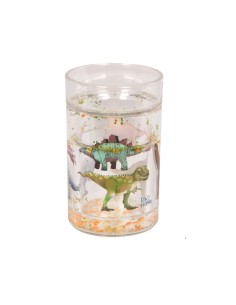 Vaso con Purpurina Dino Friends