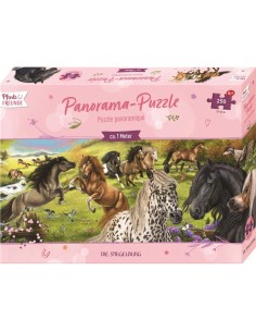Puzle Panorámico Caballos 250 Piezas