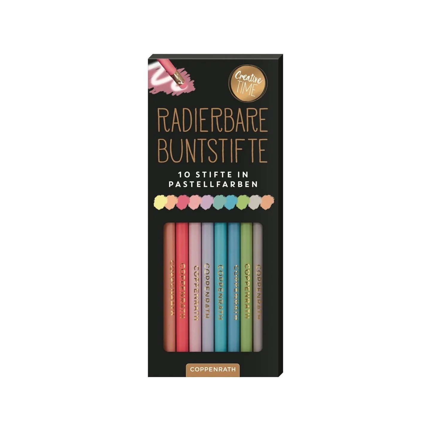 Lápices de colores tonos pastel Creative Time