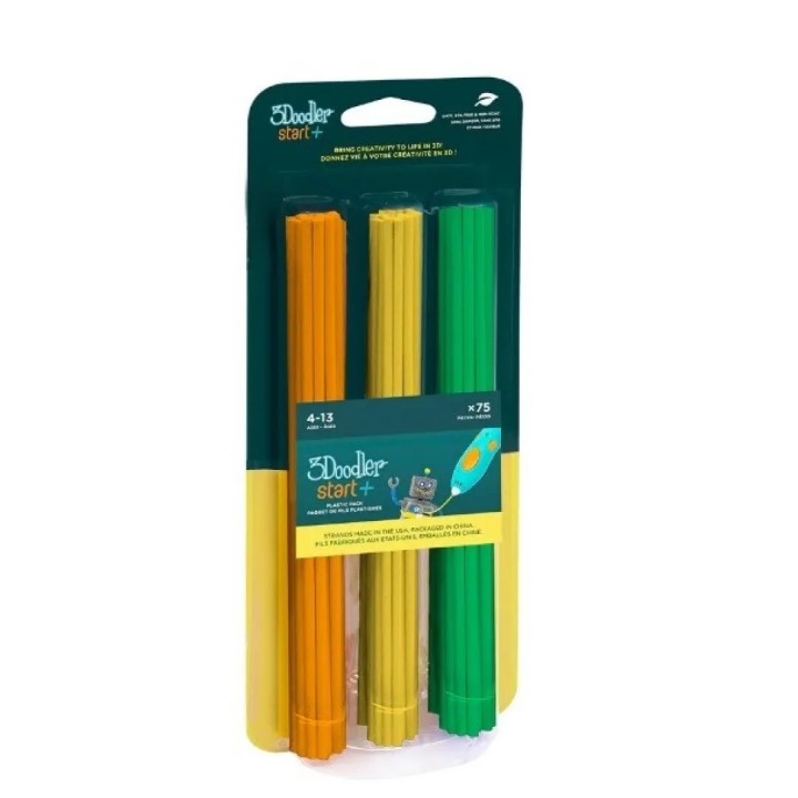 3Doodler Start+ Recambios 75 filamentos (N/A/V)