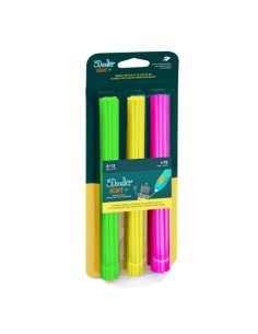 3Doodler Start+ Recambios 75 filamentos Fluor