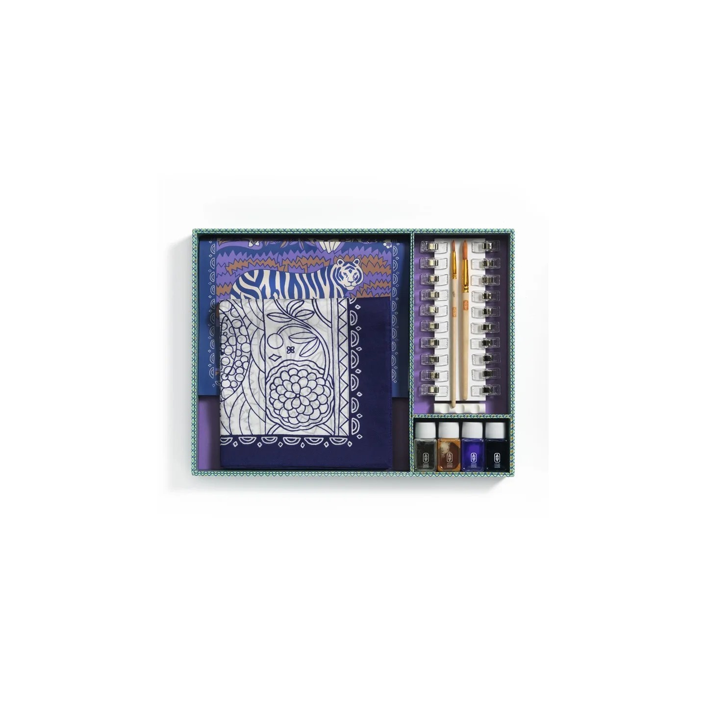 Atelier 10 Pintura en seda Tigres