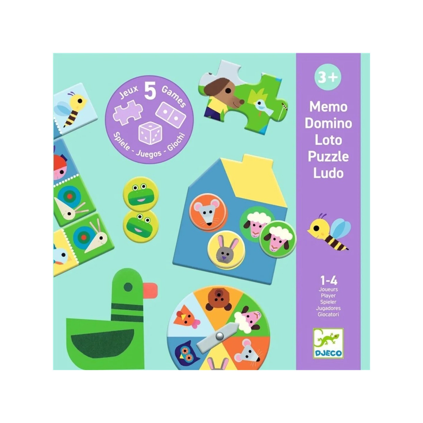 Educativo 5 Juegos En la granja