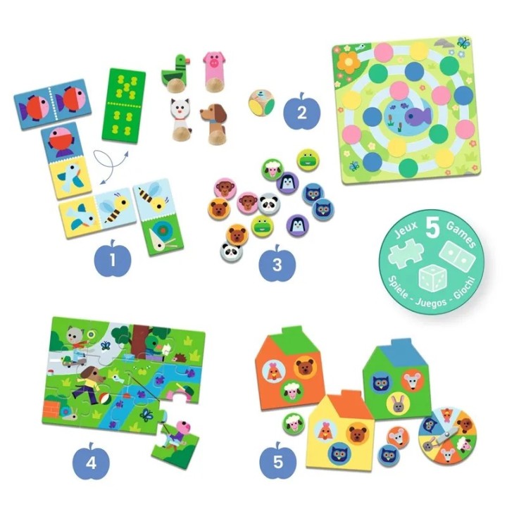 Educativo 5 Juegos En la granja