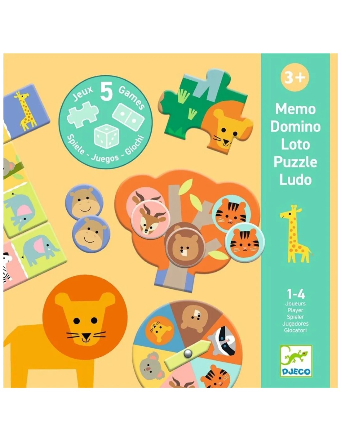 Educativo 5 Juegos Animales salvajes