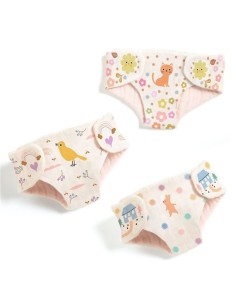 Conjunto 3 pañales Pomea