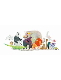 Puzle Gigante El Desfile de los animales 36 Piezas 2