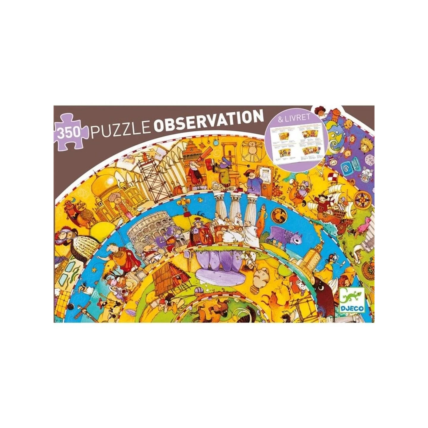 Puzle Observación Historia 350 Piezas