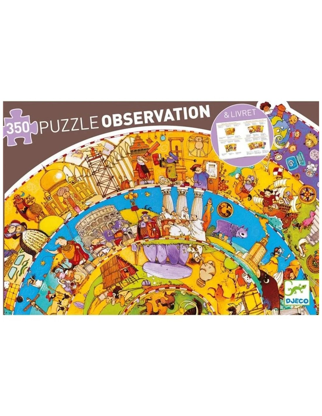 Puzle Observación Historia 350 Piezas