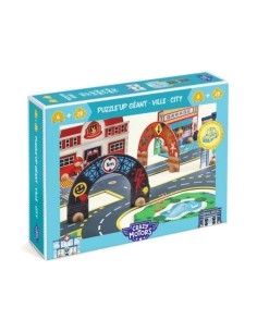 Crazy Motors Puzzl'Up City Gigante 33 Piezas