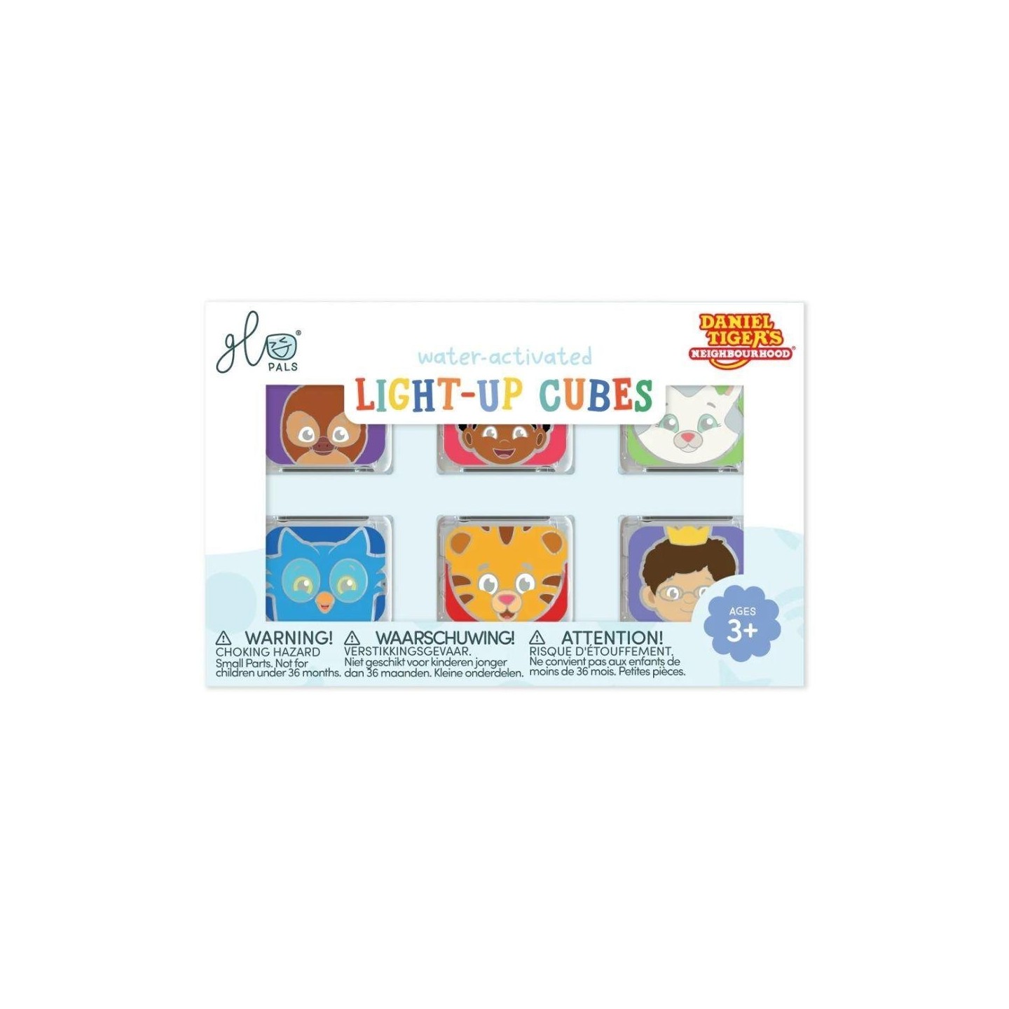 Set 6 cubos con luz Glo Pals Edición Limitada - Daniel Tiger