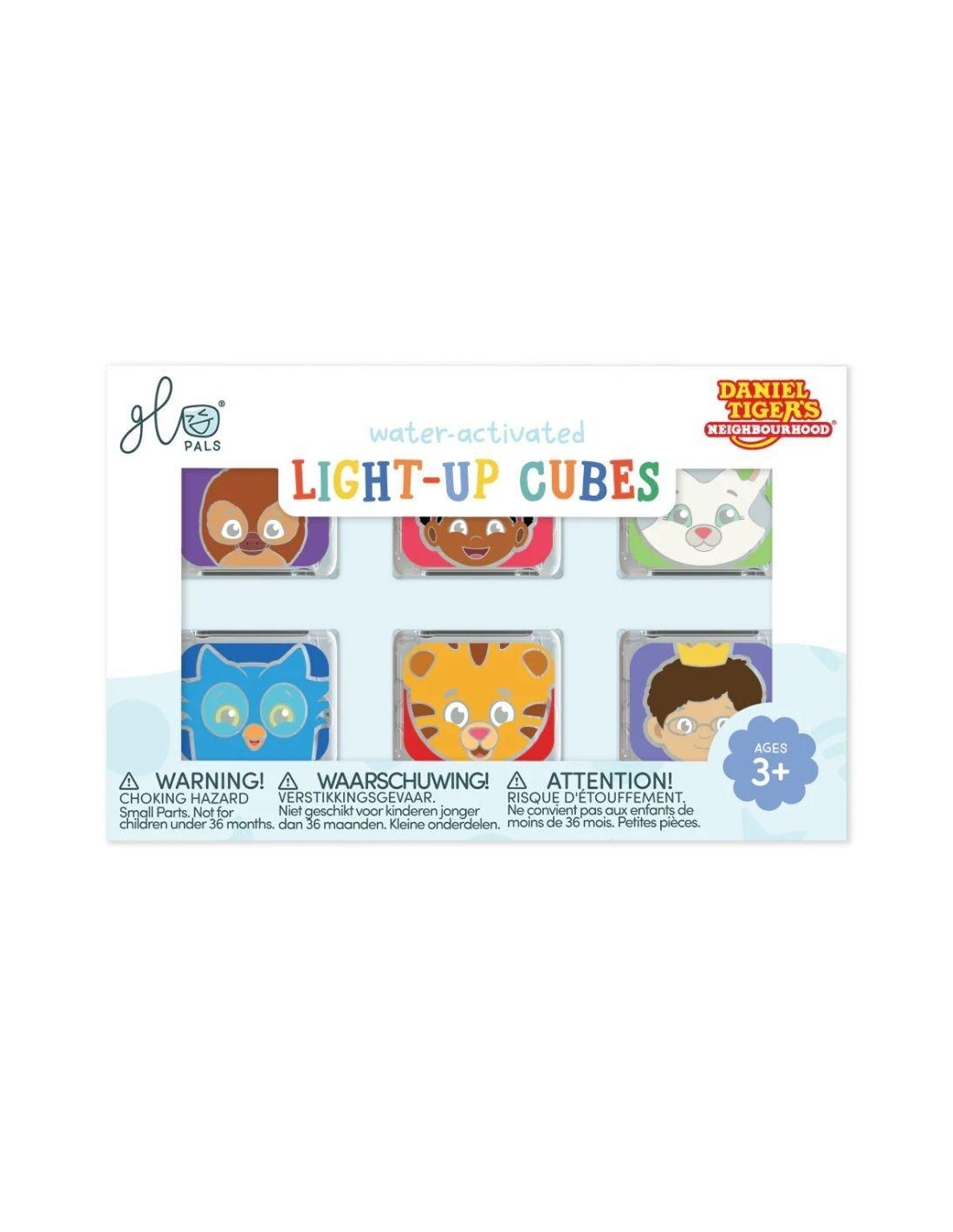 Set 6 cubos con luz Glo Pals Edición Limitada - Daniel Tiger