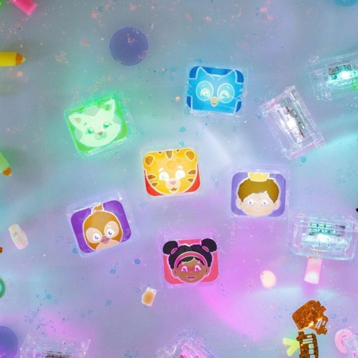 Set 6 cubos con luz Glo Pals Edición Limitada - Daniel Tiger