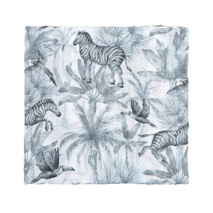 Muselina Bambú 120x120 Zebra