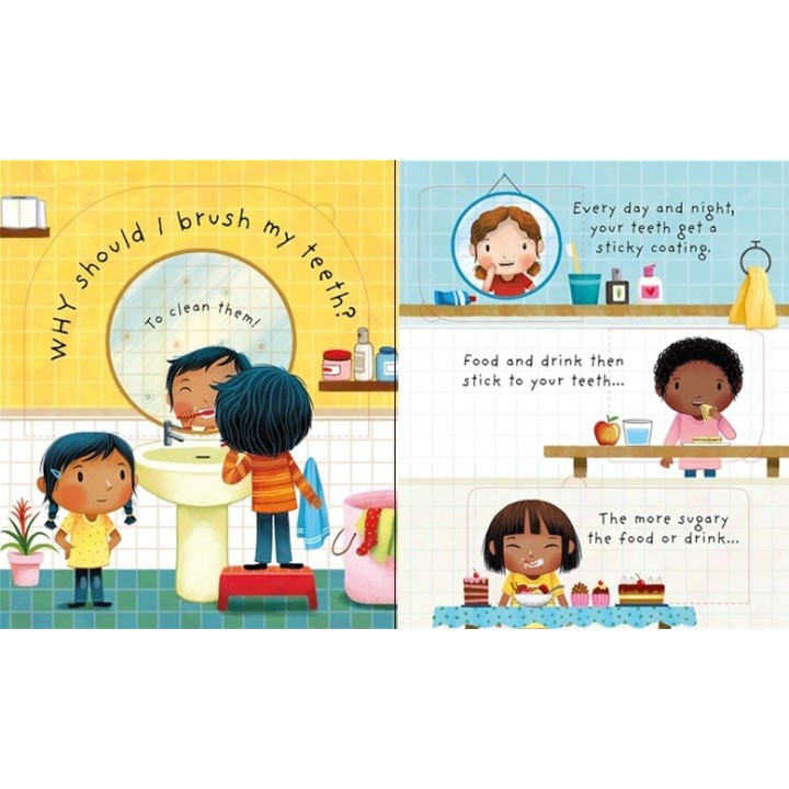 Lift-the-flap Questions and Answers why should i brush my teeth