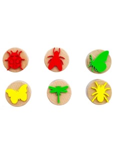 Sellos de Madera Insectos