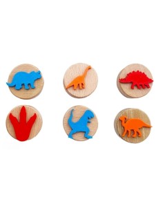 Sellos de Madera Dinosaurios