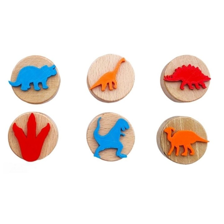 Sellos de Madera Dinosaurios