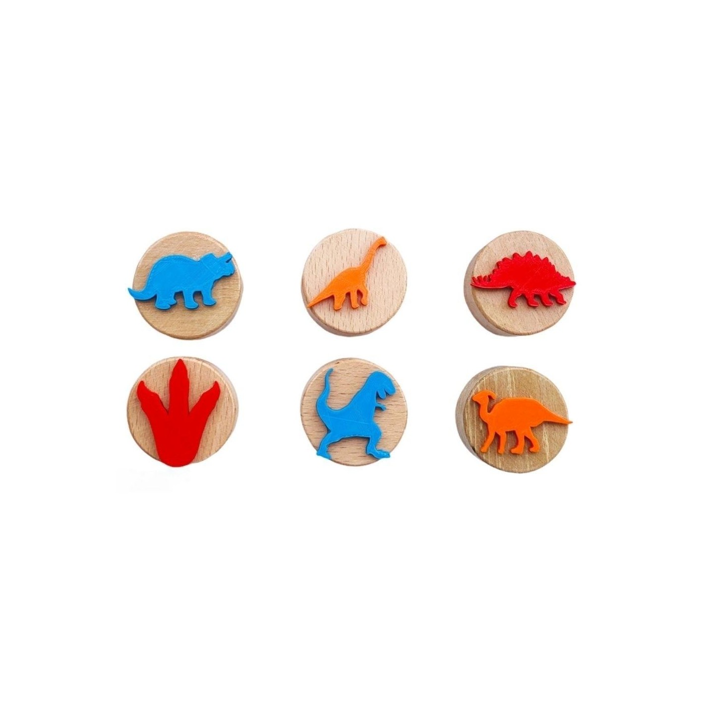Sellos de Madera Dinosaurios