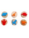 Sellos de Madera Dinosaurios