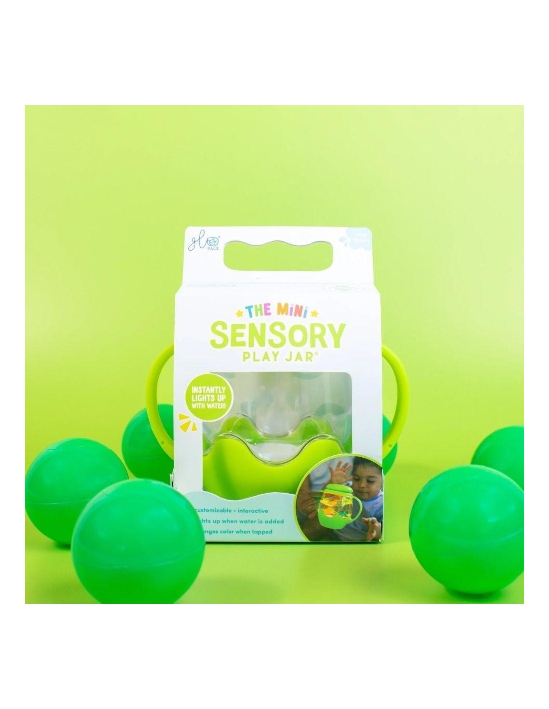 GloPals Mini Jarra Sensorial Verde