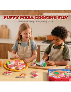 Set pintura de espuma Pizza 2