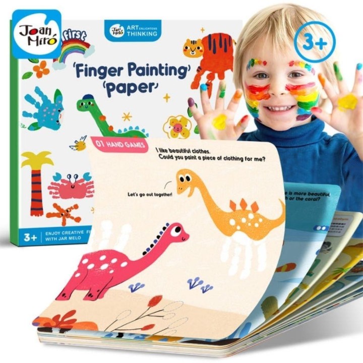Cuaderno para pintura de dedos