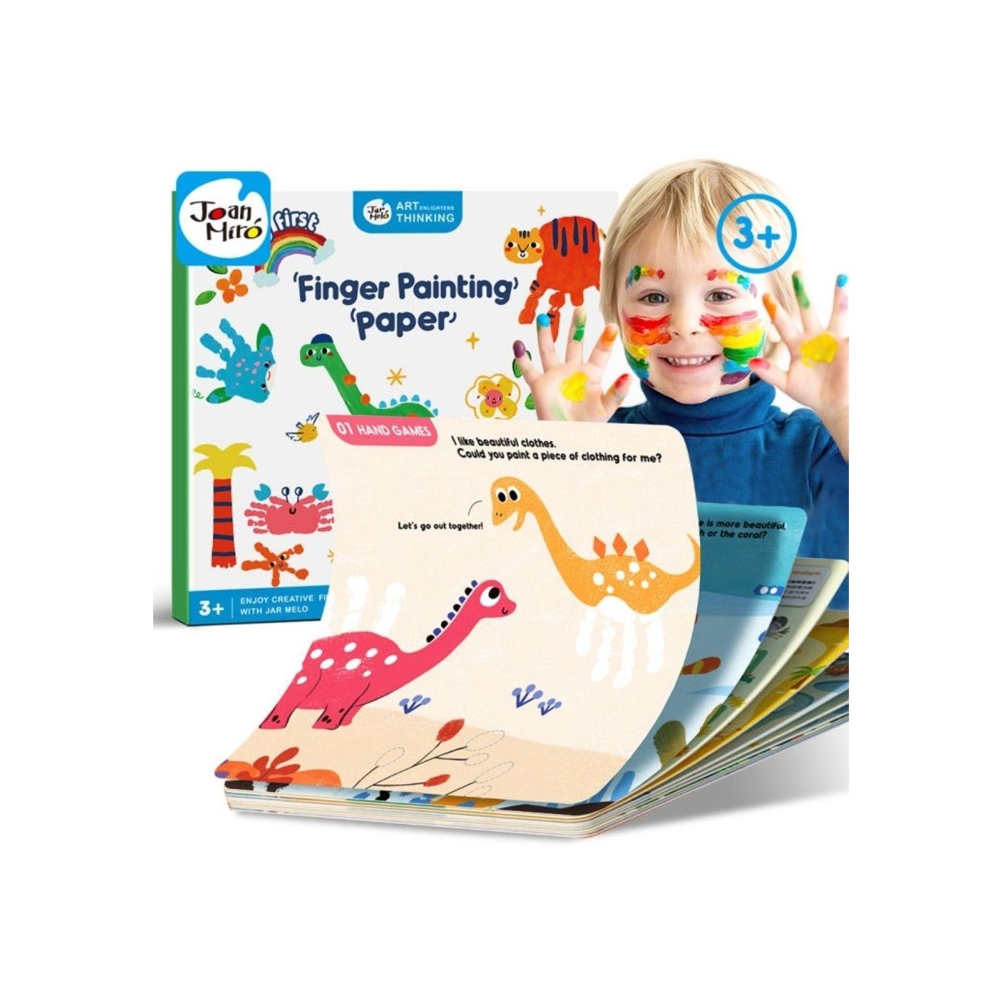 Cuaderno para pintura de dedos