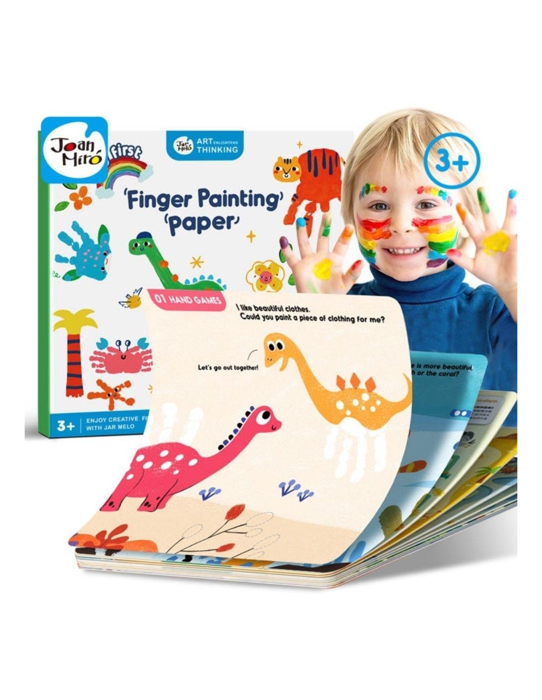 Cuaderno para pintura de dedos