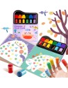 Libro creativo con tampones de dedo